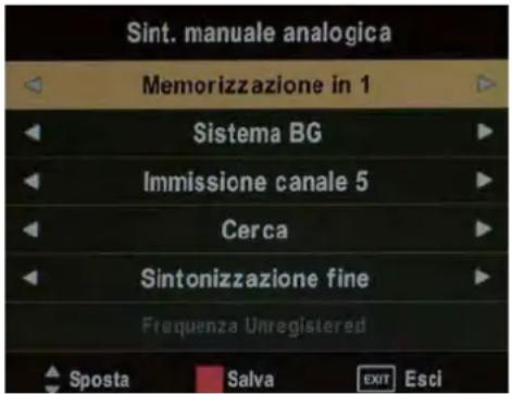 SEG Nagano - Sintonizzazione manuale ATV - 2