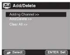 SANSUI SLED2228 - Adding Channel - 1
