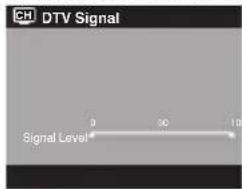 SANSUI SLED2228 - Checking the digital signal strength - 1
