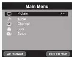 SANSUI SLED2228 - Guide rapide pour les opérations menu - 1