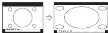 SANSUI SLED2280 - Cinema Wide3 (for letter box programs with subtitles) - 1