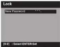 SANSUI SLED2280 - Pour enregistrer un mot de passe - 1
