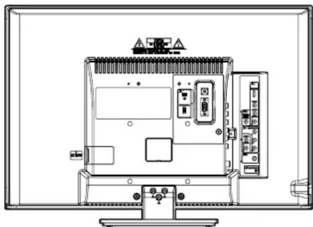 SANSUI SLED2280 - Emplacement des étiquettes - 1