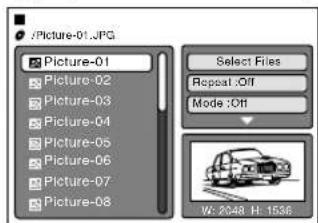 /Picture-01.JPG Picture-01 Picture-02 Picture-03 Picture-04 Picture-05 Picture-06 Picture-07 Picture-08 Select Files Repeat :Off Mode :Off W: 2048 H: 1536