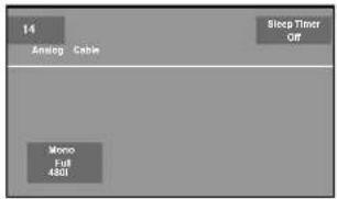14 Analog Cable Sleep Timer Off Mono Full 4800
