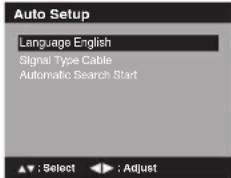 SANSUI HDLCDVD199 - Starting Setup (Configuration au démarrage) - 1