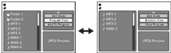 SANSUI HDLCDVD199 - Press ▲/▼/◄/► to select the file you want to add into the program list. - 1
