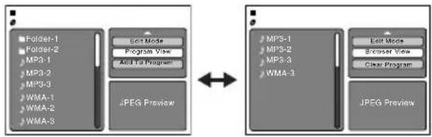 SANSUI HDLCDVD225 - Press ▲/▼/◄/► to select the file you want to add into the program list. - 1