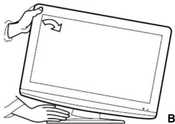 SANSUI HDLCDVD225 - How to remove the stand - 2