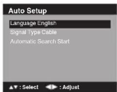SANSUI HDLCDVD225 - Starting Setup (Configuration au démarrage) - 1