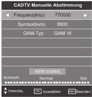SEG Washington - CADTV (DVB-C) - Manuelle Abstimmung - 1