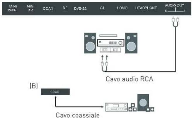 SEG Washington - Collegamento a un impianto audio - 1