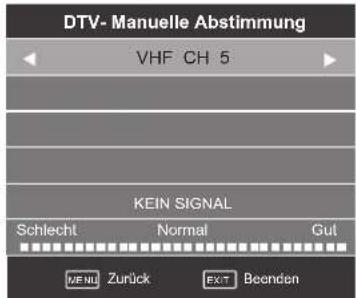 SEG Washington - DTV (DVBT) - Manuelle Abstimmung - 1