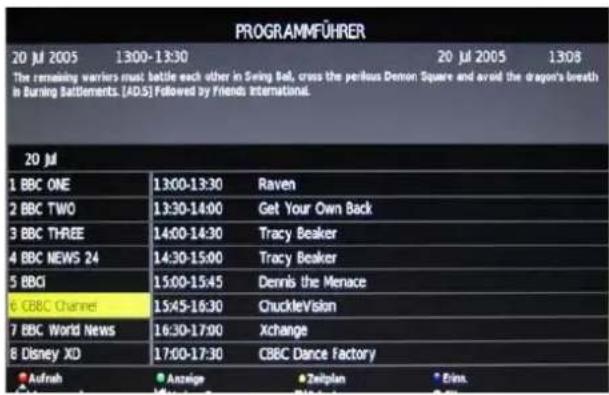 SEG Virginia - Programmierte Aufnahme über EPG - 1