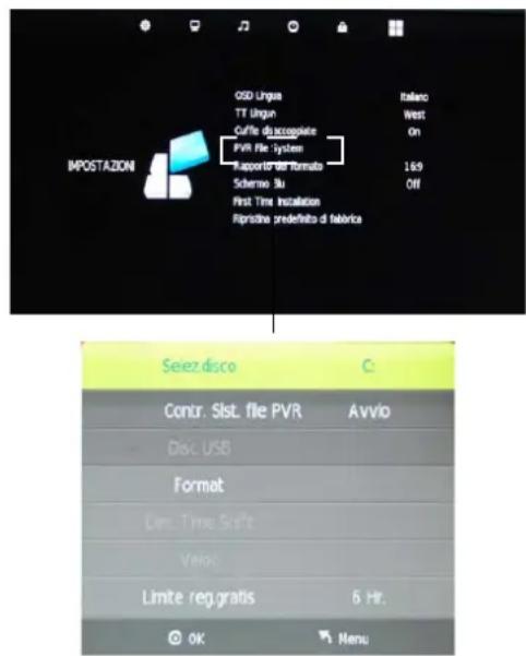 SEG Virginia - Impostazioni PVR - 1