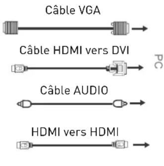 SEG Virginia - Connexion à un ordinateur par VGA ou HDMI - 5