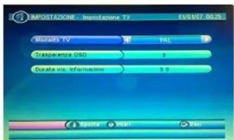 SEG Virginia - Impostazione TV - 1