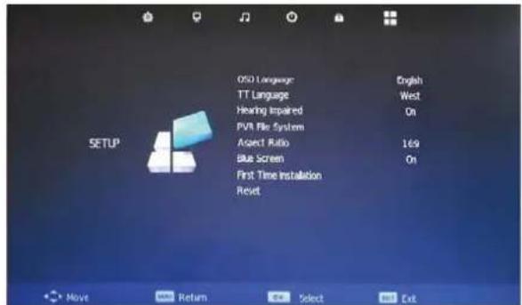 SEG Virginia - Setup Menu - 1
