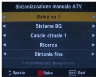 SEG Vancouver - Sintonizzazione manuale ATV (TV analogica via cavo) - 1