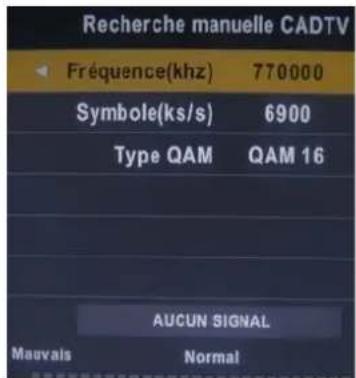 SEG Vancouver - Réglage manuel CADTV (DVB-C) - 1
