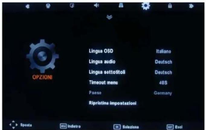 SEG Vancouver - Impostazioni del menu - 5