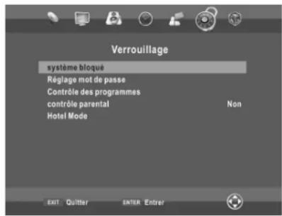 SEG Utah - Menu Verrouillage - 1