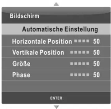 SEG Utah - • Bildschirm (bei Signalquelle PC-RGB) - 1