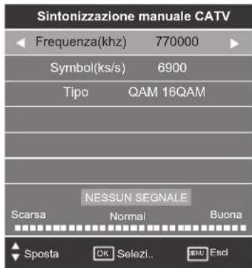 SEG Nizza - Sintonizzazione manuale CADTV (DVB-C) - 1