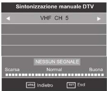 SEG Nizza - Sintonizzazione manuale DTV (DVBT) - 1