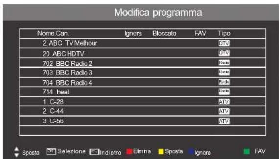 SEG Nizza - Impostazioni del menu - 9