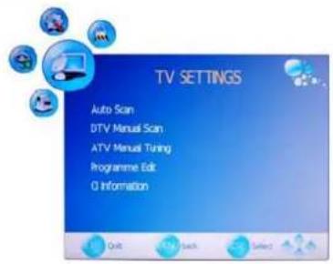 SEG Montreal - TV SETTINGS MENU - 1