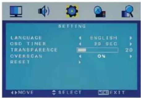 SEG Malaga - SETTING MENU - 1