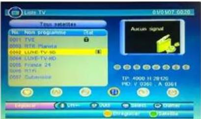 SEG Malaga - Liste TV - 5