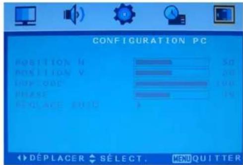 SEG Malaga - Menu de configuration PC (PC Setup) - 1