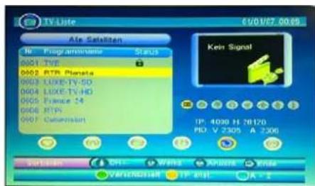 SEG Malaga - TV-Liste - 5