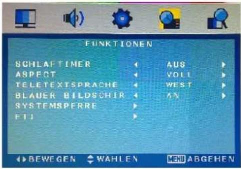 SEG Malaga - Funktionsmenu - 1
