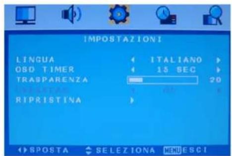 SEG Malaga - Menu Impostazione - 1