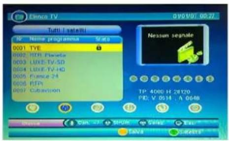 SEG Malaga - Elenco TV - 2