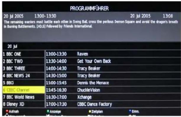 SEG Minnesota - Programmierte Aufnahme über EPG - 1