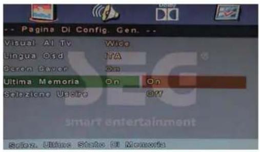 SEG LED2400 - Ultima memorizzazione - 1