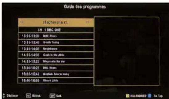 SEG LED2400 - Menu EPG - 2