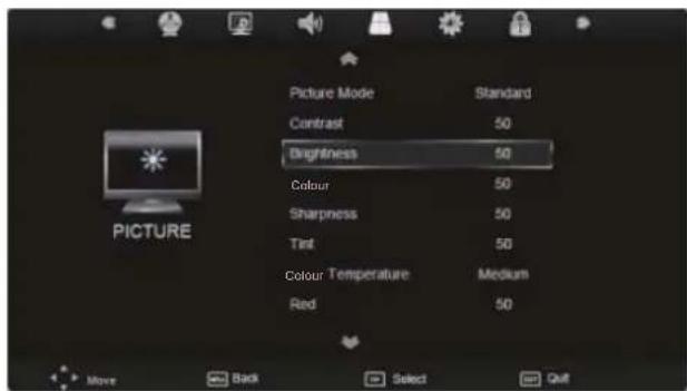 SEG LED2400 - PICTURE MENU - 1