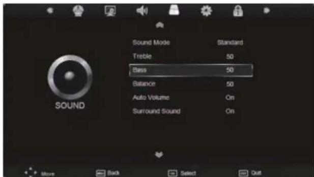 SEG LED2400 - SOUND MENU - 1