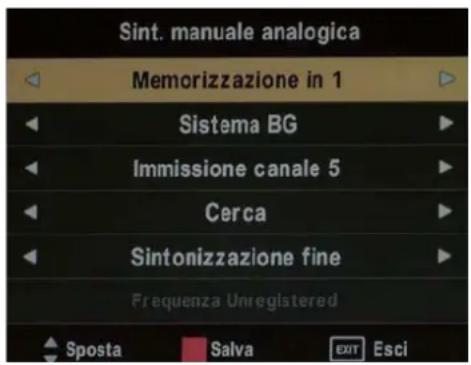 SEG LED2400 - Sintonizzazione manuale ATV - 1