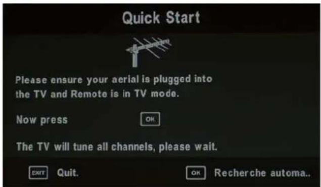 SEG LED2400 - Allumer /éteindre le téléviseur avec éclairage LED en arrière-plan - 1