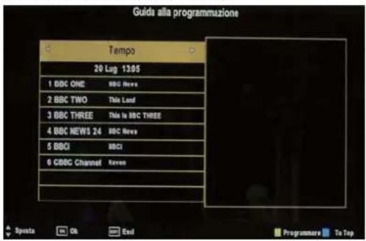 SEG LED2400 - Menu EPG - 1