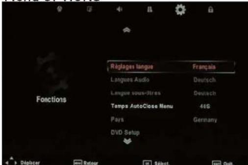 SEG LED2400 - Menu OPTIONS - 1