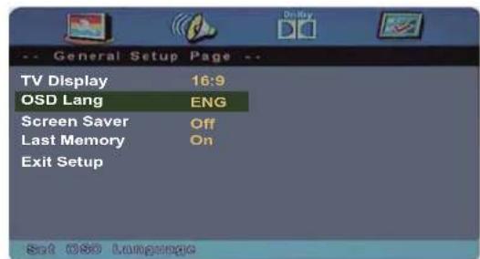 SEG LED2400 - OSD Language - 1