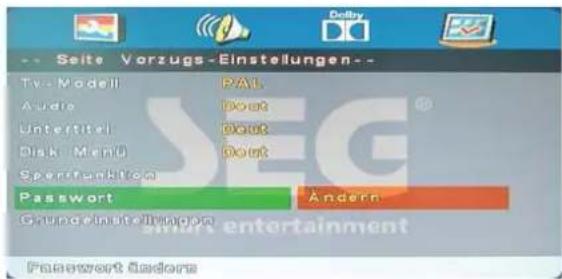SEG LED2400 - Kennwort - 1