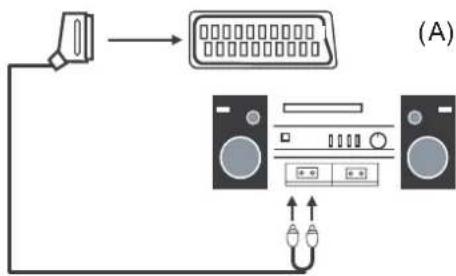 SEG LED2400 - Connexion à un système audio - 1